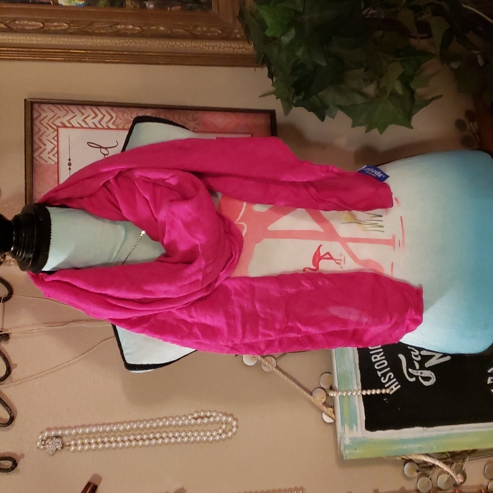 Cloudz Pink Scarf 4.5' square